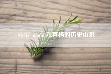 周口九宫格的历史由来