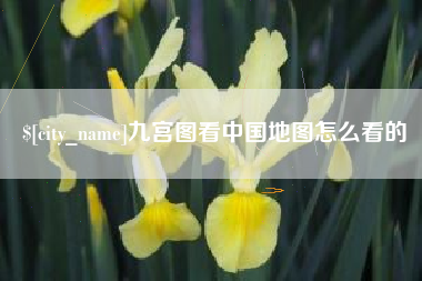 周口九宫图看中国地图怎么看的