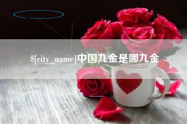周口中国九金是哪九金