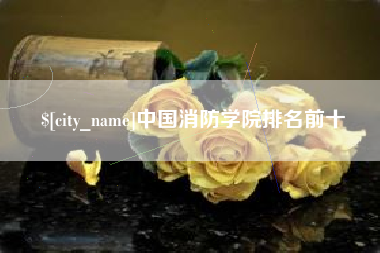 周口中国消防学院排名前十