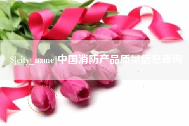 周口中国消防产品质量信息查询