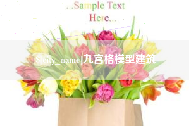 周口九宫格模型建筑