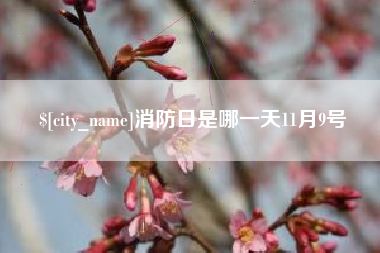 周口消防日是哪一天11月9号