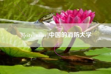 周口中国的消防大学