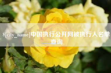 周口中国执行公开网被执行人名单查询