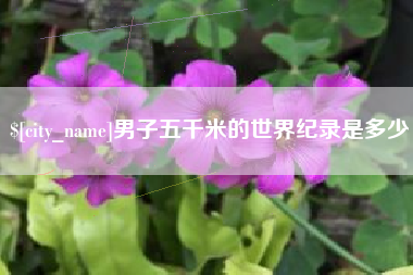 周口男子五千米的世界纪录是多少