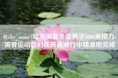 周口哈尔滨亚冬会男子5000米接力-需要运动员们在高速滑行中精准地完成