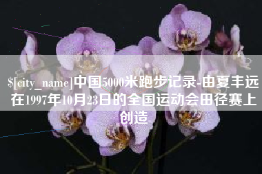 周口中国5000米跑步记录-由夏丰远在1997年10月23日的全国运动会田径赛上创造