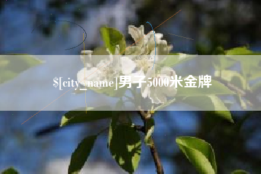 周口男子5000米金牌
