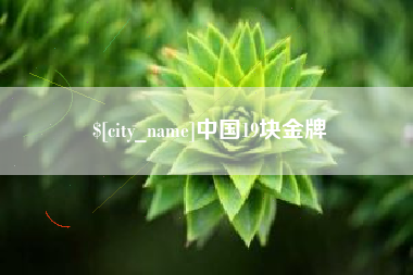 周口中国19块金牌