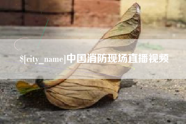 周口中国消防现场直播视频