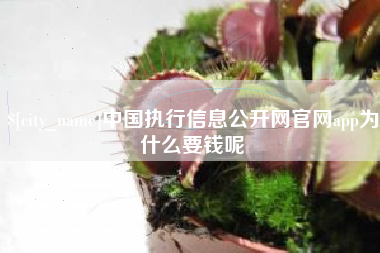 周口中国执行信息公开网官网app为什么要钱呢